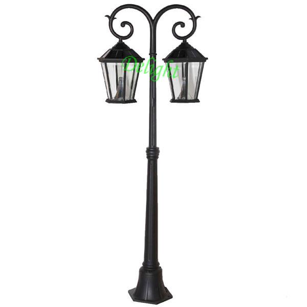 durable  heads outdoor garden light solar pole light Led Solar Outdoor Lighting (DL-SG012)
