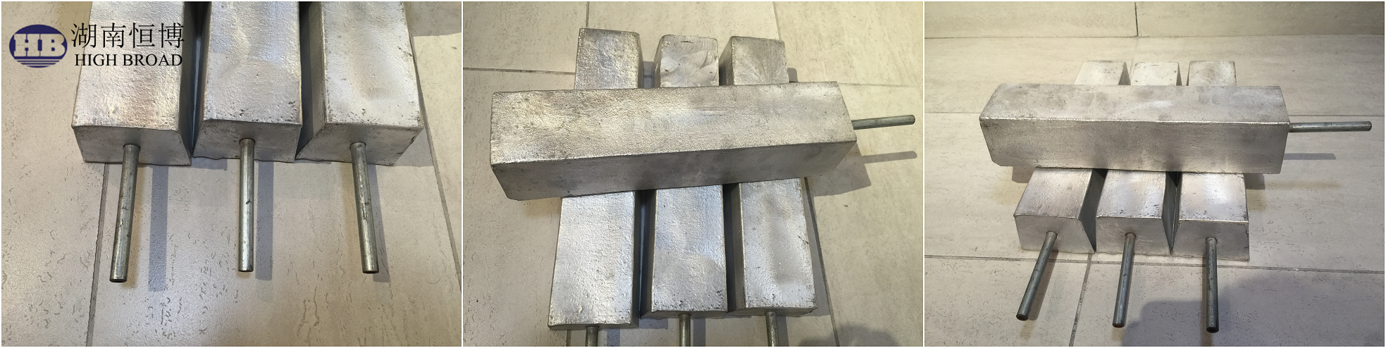 Zn Al в аноде сплава алюминиевом используемом в водах соли свежих и Brackish