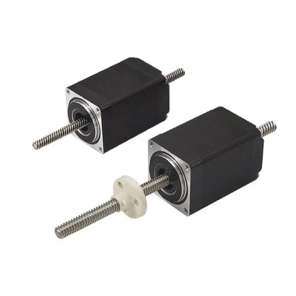28LHS Double Shaft Series 140N Force 2 Phase Nema11 No Captive & External Nut Hybrid linear Stepper Motors Acuators
