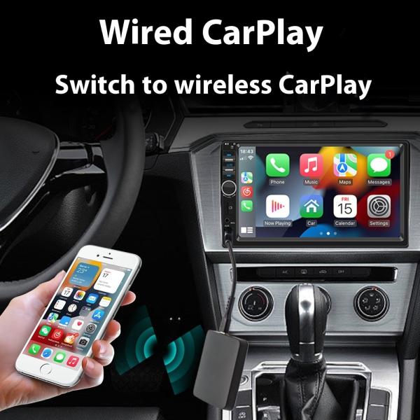 Creatall Wireless CarPlay Adapter Auto Car-Mounted Interconnect Box Android Compatibility Converts Wired Wireless for Enhanced
