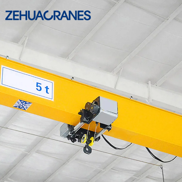 Zehua Single Boom Port Crane Ld Model Bus Bar European Type Model General Design Electric Traveling Single Girder Cd Md Hoist Eo
