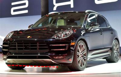 Kit de carroceria de automóveis de alto desempenho Placas de deslizamento do pára-choque para Porsche Macan Turbo 2014