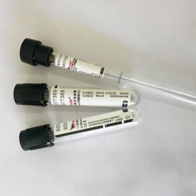 High Throughput Vacuum Blood Test Tube Hematocrit Integrated  Black Esr Tube