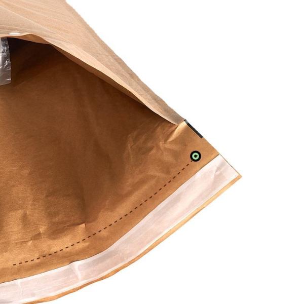 Brown Black Recycled Padded Mailer Durable Courier Paper Bags