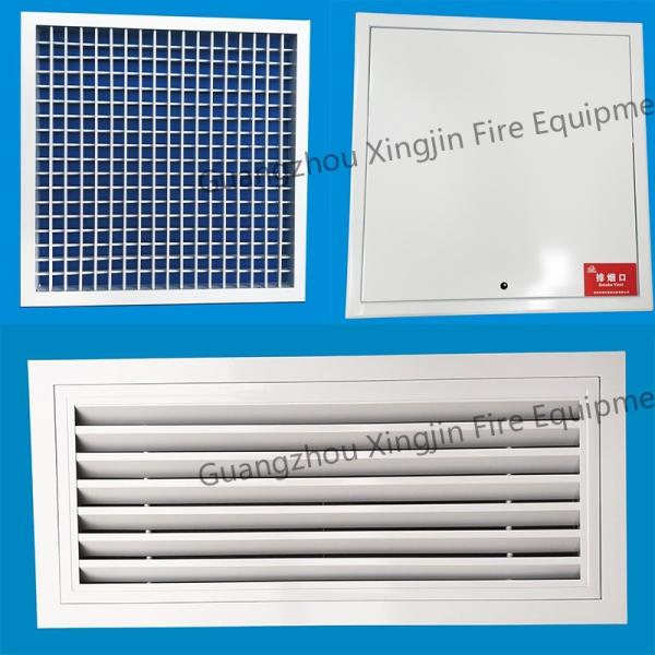Adjustable 4-Way Fire Smoke Exhaust Ventilation Louver