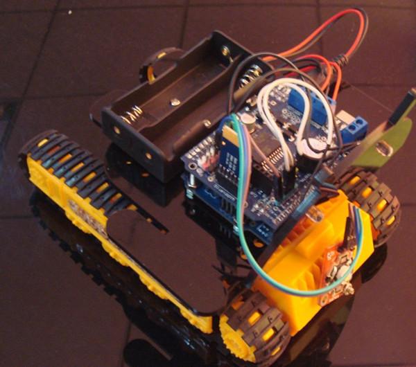 Intelligent Arduino Bluetooth Electric Car Chassis Remote Control Dual Ball Bearing