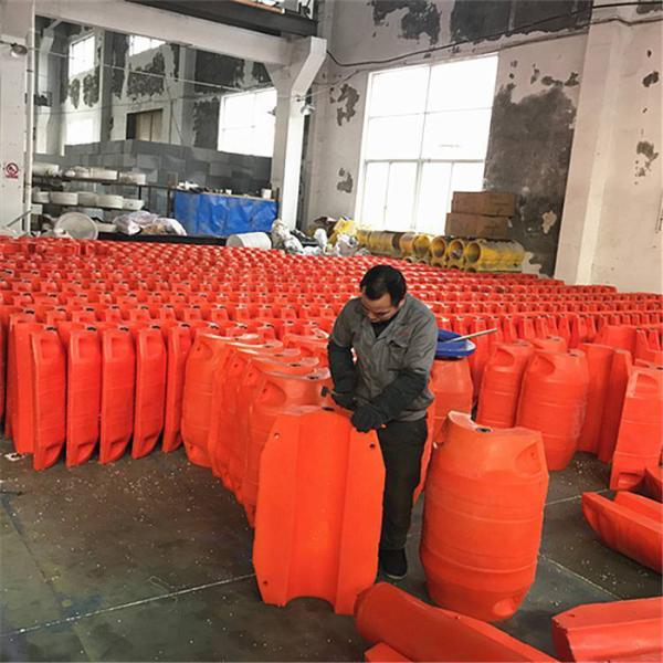 Floatador de manguera de dragado de HDPE, floatadores de tuberías de dragado resistentes a los rayos UV
