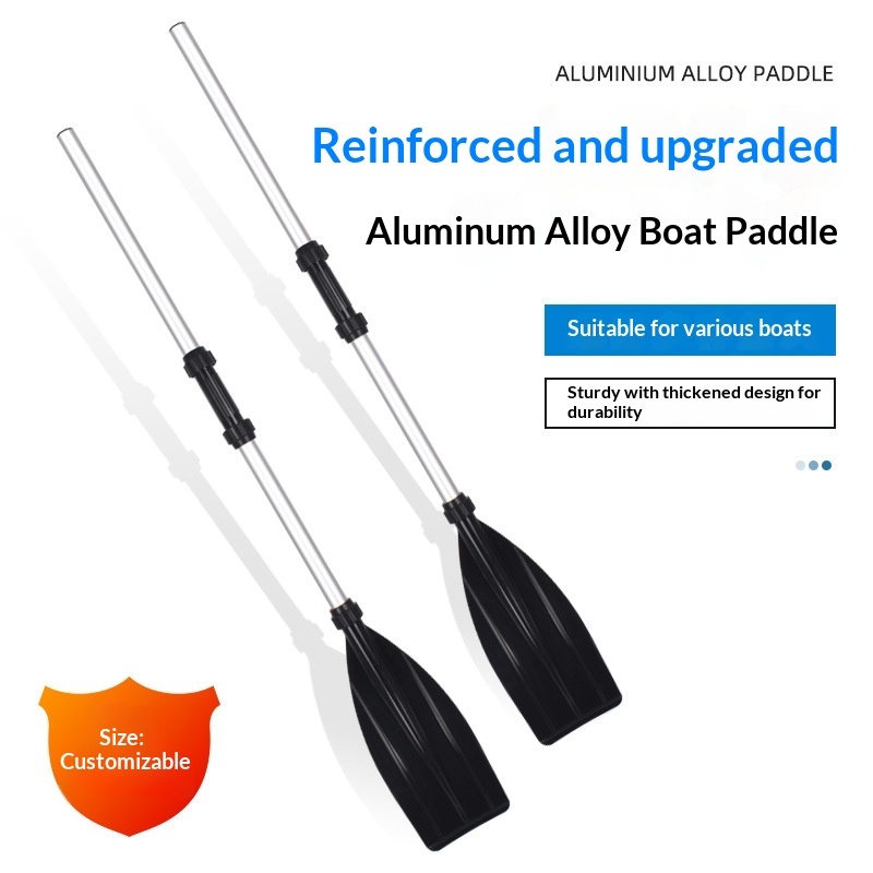 Paddle Wholesale Outdoor Water Sports Aluminum Alloy Rowing Paddle Kayak Inflatable Boat Hand-cranked Thickened Oar Paddleboard