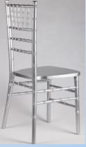 Hotel Stronger Big Thick Legs Silver Color Solid Wood Chiavari Ballroom Chair