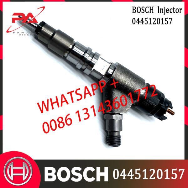 Original common rail fuel injector 0445120157 Diesel Engine Parts Common Rail Fuel Injector 504255185 0445120157