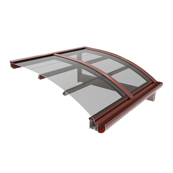 Anodized Large Aluminum Profiles Sun Canopy Awning For Car Parking