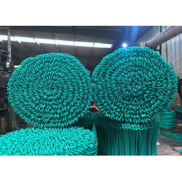 Galvanised  green PVC Coated 5000pcs 17G Metal Baling Wire