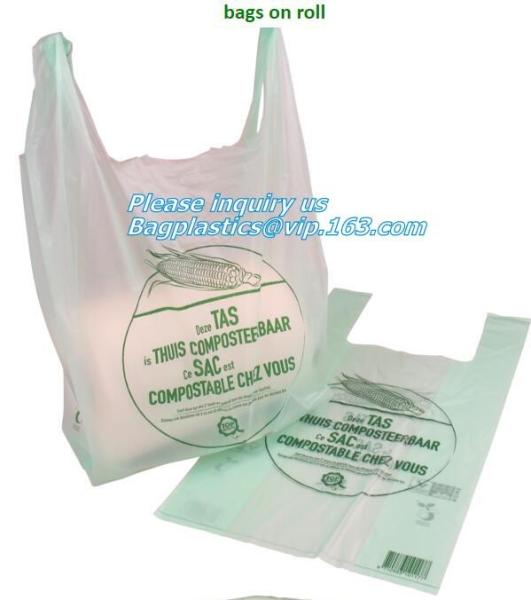 dry cleaning laundry wash bag with die cut handle, Biodegradable Compostable Hotel Plastic Laundry Bag, laundry bag eco-