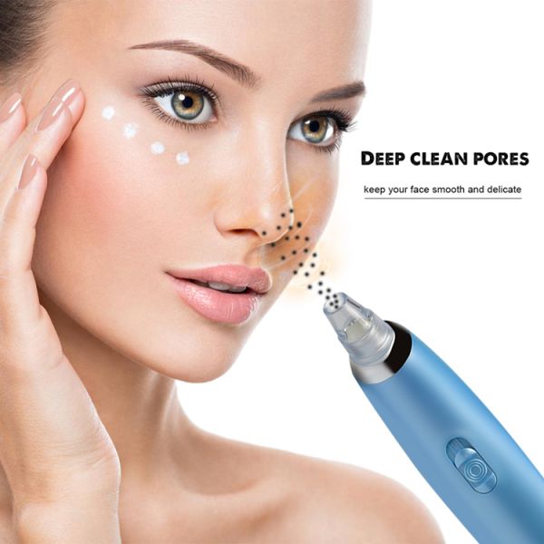 DC 5V Electric Pore Cleanser Blackhead & Acne Remover Rechargeable 2600MAH Battery