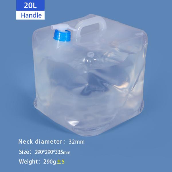 10L 20L 5 gallons BPA libre sac de conteneur d'eau pliable pliable pour le camping en plein air
