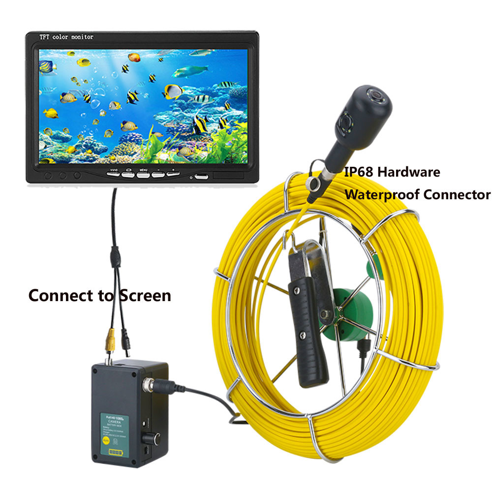 Дюйм DVR 30M HD камеры 9 осмотра водоотводной трубы Endoscope