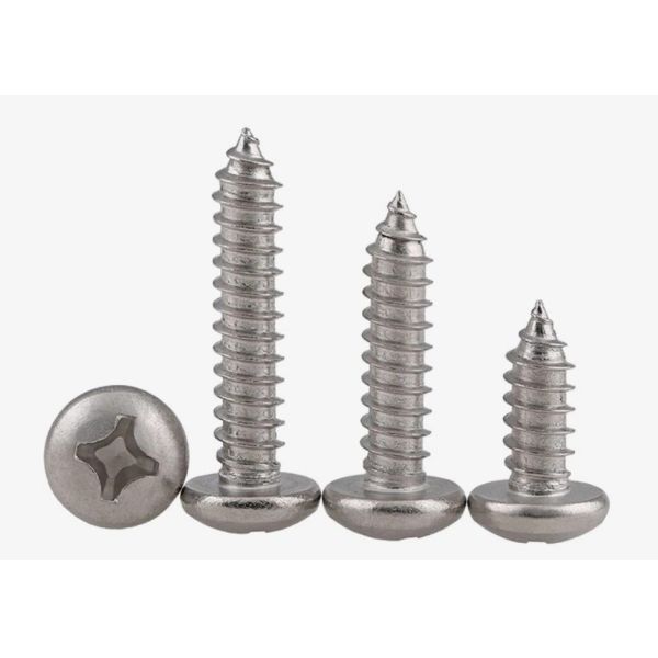 Galvanized Finish Stainless Steel Self Tapping Screw M1.2 M1.4 M1.7 M2 M2.3 M2.6 M3 M3.5 M4 M4.2 M5 M6 for Construction