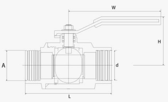 ISO 9001 Standard 304 316 Stainless Steel 2PC Floating Ball Valve for Performance