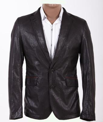 Chaquetas de cuero para hombre jovenes de moda y de moda, casuales y negras clásicas europeas