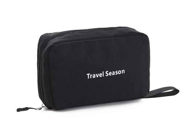 Nylon Mens Toiletry Bag ROHS Certificated For Travel Camping Outdoor