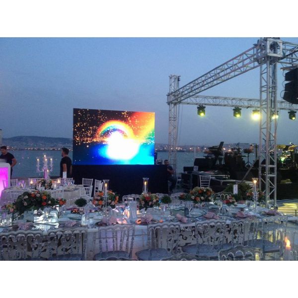 Большим стена дисплея концертов П4.81мм на открытом воздухе приведенная прокатом для рекламы шоу в прямом эфире