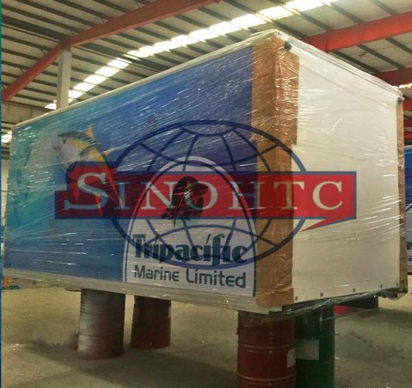 FRP / Fiberglass Sandwich Dry Van Body For Dry Cargo Transport 10 - 25m3 Volume
