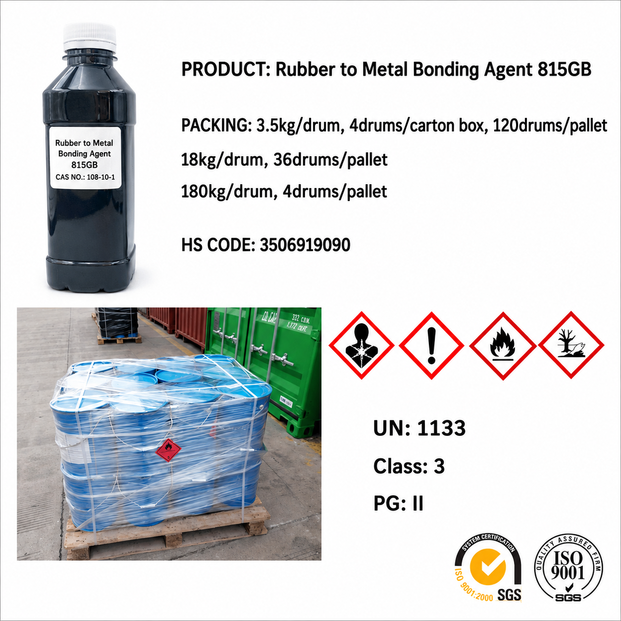 Primer Bonding Agent Rubber To Metal Bonding Adhesive