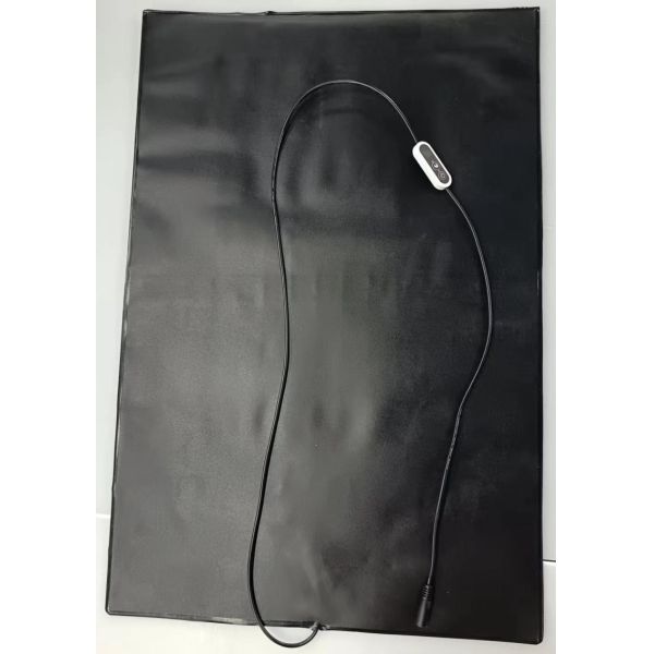 ПВХ коврик для домашних животных 12В нагревательная подушка 60x40 см с контролером температуры для собак и кошек