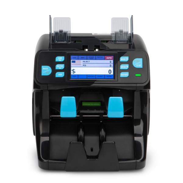 Bank note professional two pocket bill banknote sorter money counter and cash currency sorter machine