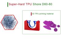 Film dur superbe Tpu ignifuge du rivage D80