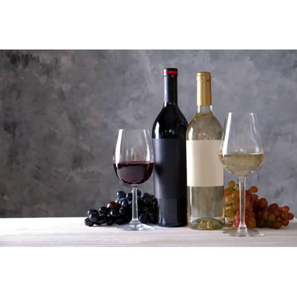 Private Embossing Wine Stickers Personalized Waterproof Glass Bottle Label Roll