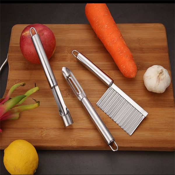 Restaurant Kitchen Gadgets Set 6 Pieces Stainless Steel Multifunctional Fruit Tools