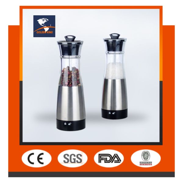 High quality Stainless Steel  Electric Gravity-control Pepper Mill/Grinder GK-20