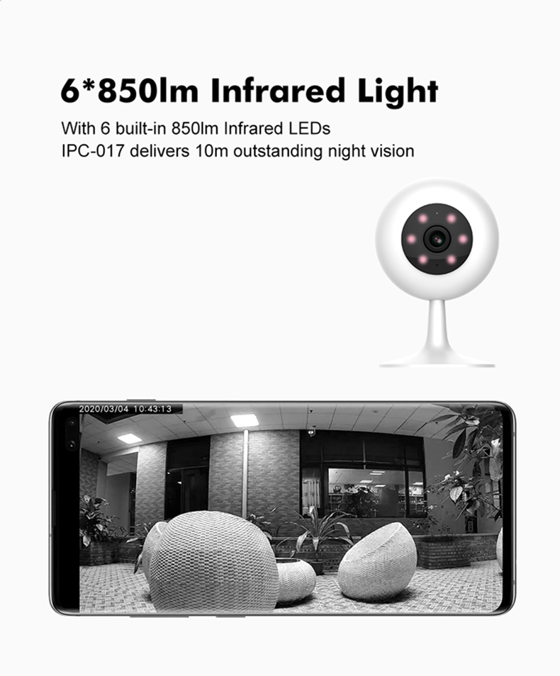IMI Home Security Camera 1080P Wifi Camera 120 Large View Video Surveillance Night Vision IMI CCTV Camera Sale