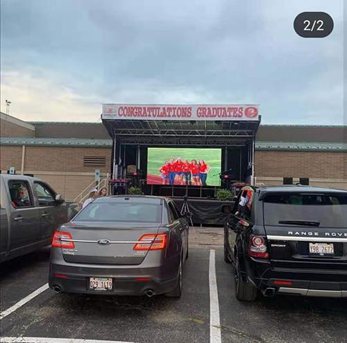 Front IP40 Rear IP21 Outdoor Rental LED Display For Stage Events