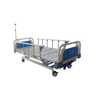 3 camas de hospital manuais resistentes da função 80 graus para cuidados pacientes
