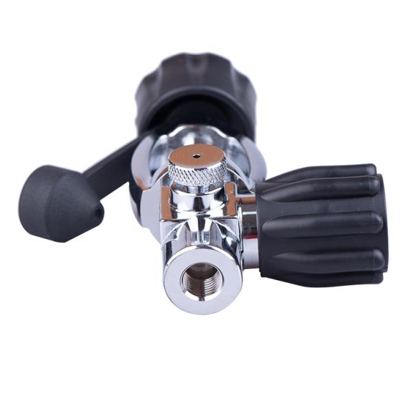 Yoke Filler Valve with purge  for Scuba Diving Inlet 1/4NPT, Outlet CGA850 Yoke, 3500psi with Bleed Valve