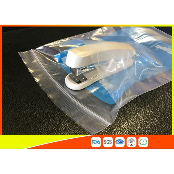 Health Repeat Sealed Recycling Industrial Ziplock Bags Gravure Printing Surface Handling