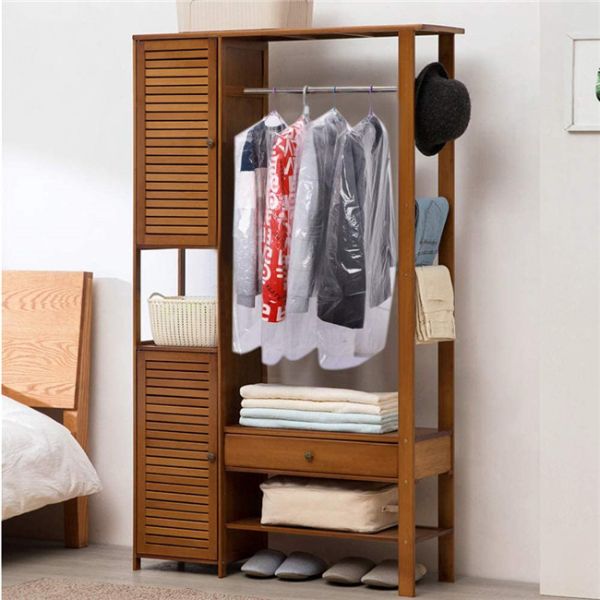 Laundrette Disposable Clear Garment Bags Polythylene Clothes Protector Bags