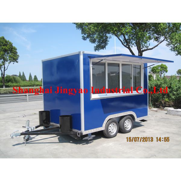 Mobile Food Truck with Cotton Candy Machine and Cart 2300*1650*2300mm Voltage 220V
