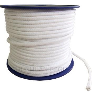 Virgin Braided Round PTFE Packing Diameter Size 5mm With Oil
