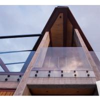 Barrière en verre Laminated Glass Balustrades de balustrade en aluminium extérieure