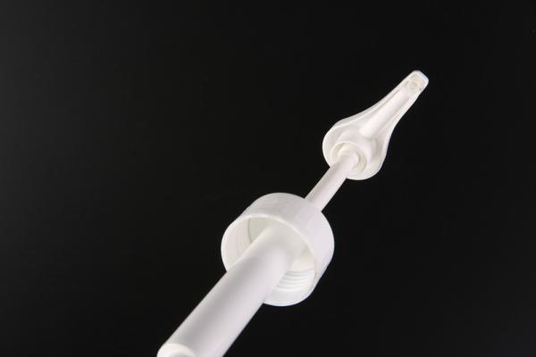 bomba plástica da loção do produto comestível do distribuidor da bomba do xarope do fechamento de 43mm T/E
