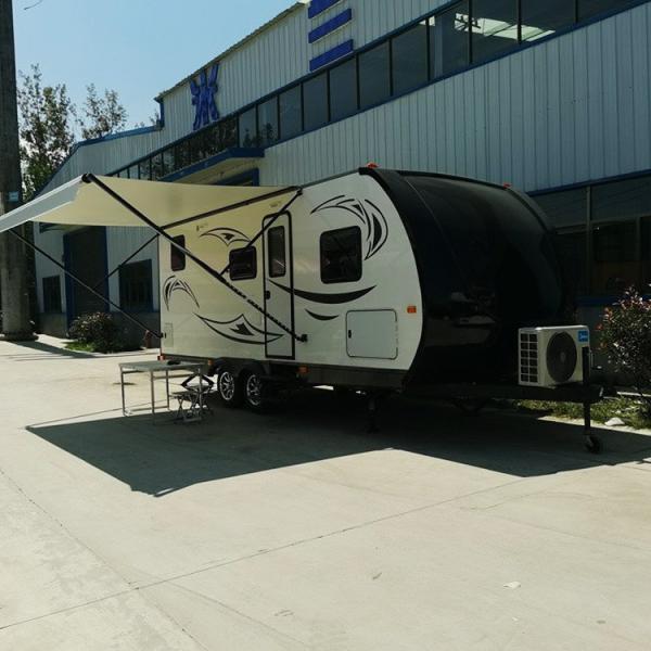 4-8 pessoas de Motorhome que reboca o reboque de campista da fibra de vidro dos tanques de água da caravana 2-4