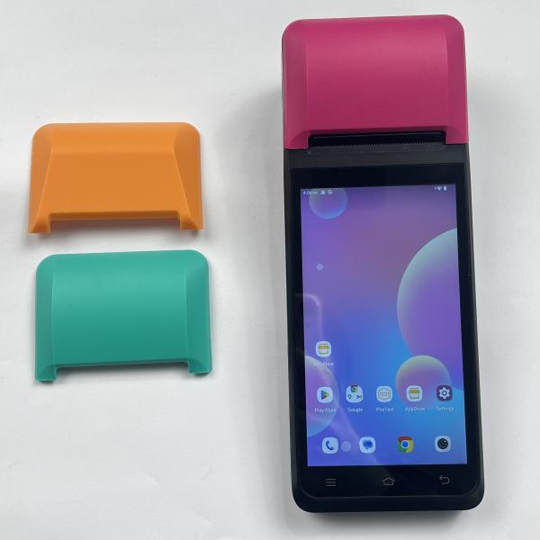 254.5mm*82mm*17mm Wireless POS Device 70mm/S Android Handheld Terminal With Printer