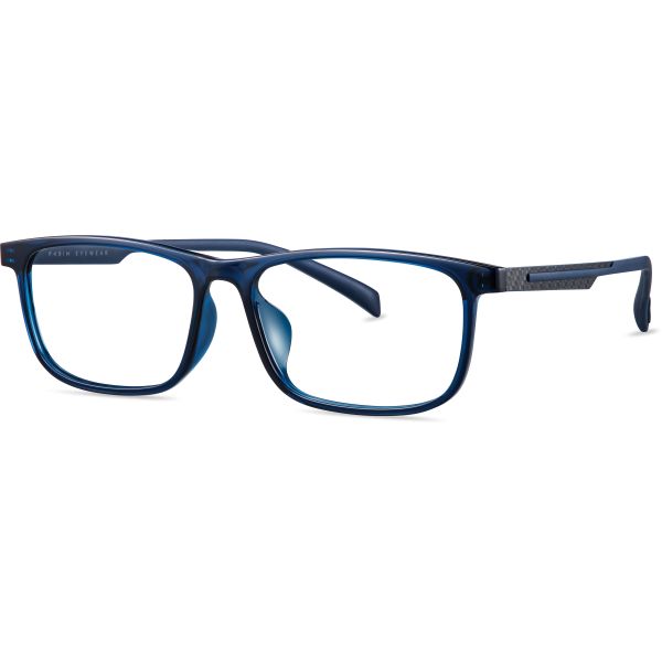 MEN UNISEX BLUE FRAME SUPERLIGHT OPTICAL EYEWEAR GLASSES FRAMES