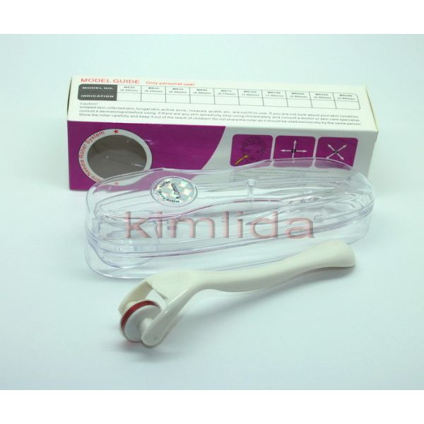 Titanium 180 Needles eye roller 180 needles meso roller microneedle skin roller for eye treatment