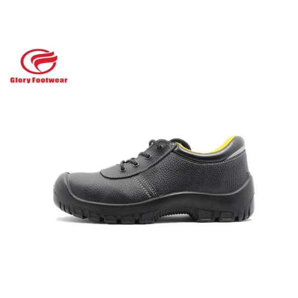 Protective Mens Lightweight Steel Toe Boots Split Leather Yellow Mesh Lining Warehouse