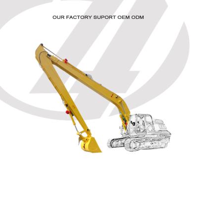 PC240 CAT324 Excavadora de longo alcance Booms 13-16 metros, Excavadora de longo alcance braço boom