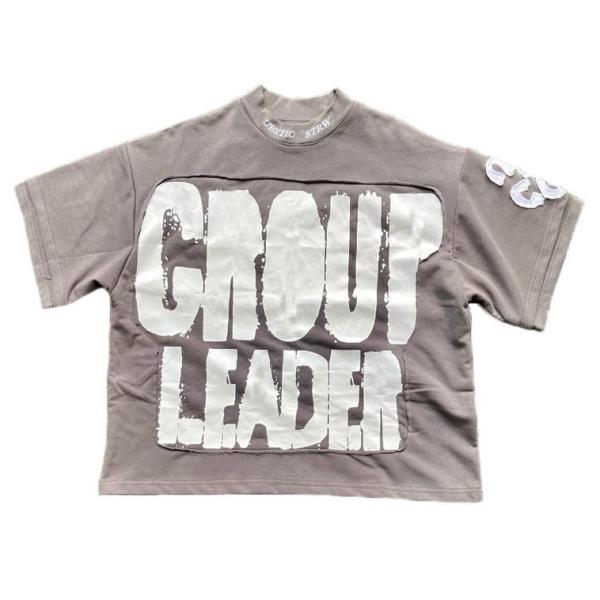 Vintage Acid Wash Graphic Screen Printing Cropped Men's T-Shirt Printed S-5XL or Custom